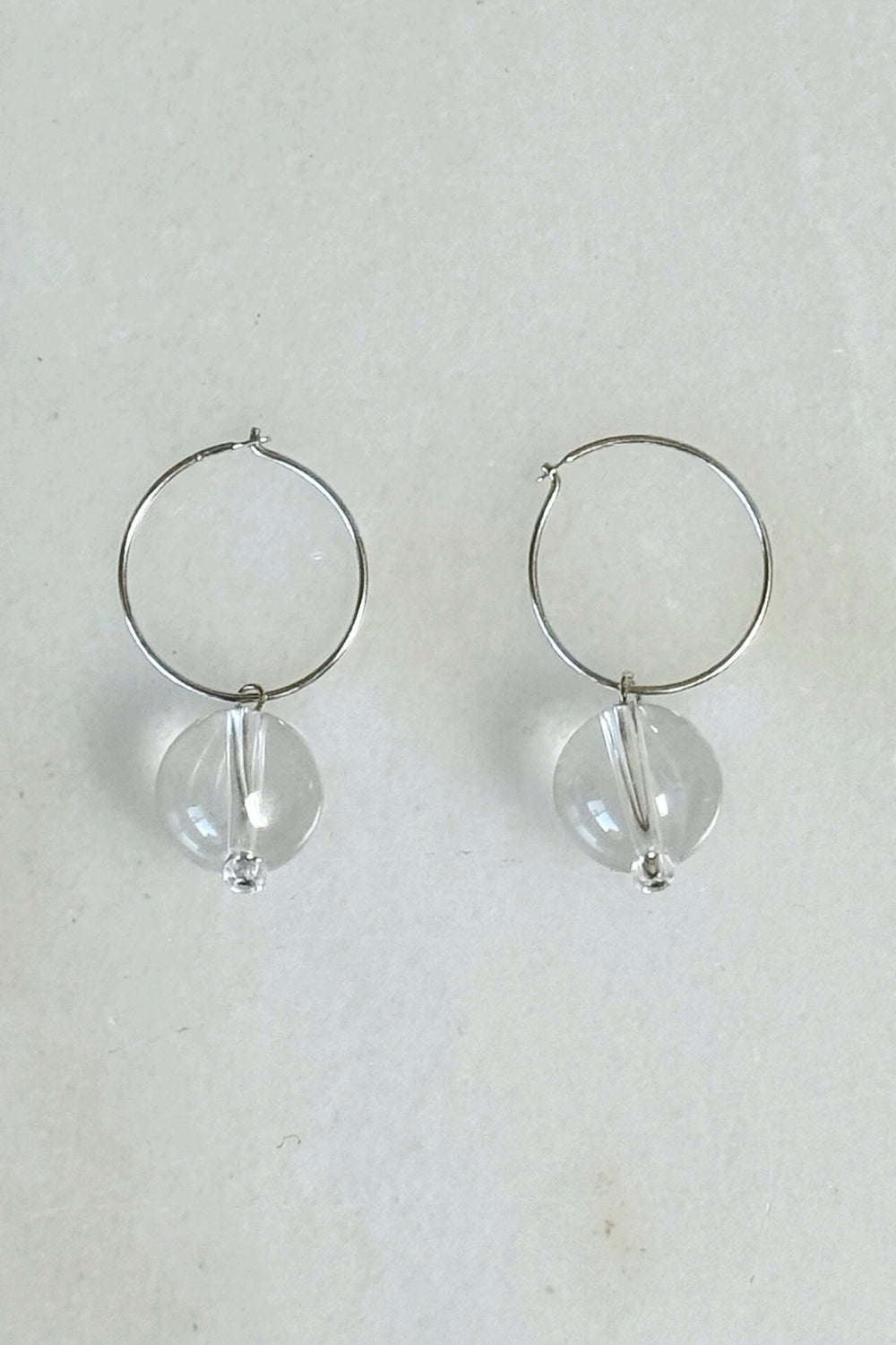 Mini Quartz Hoops