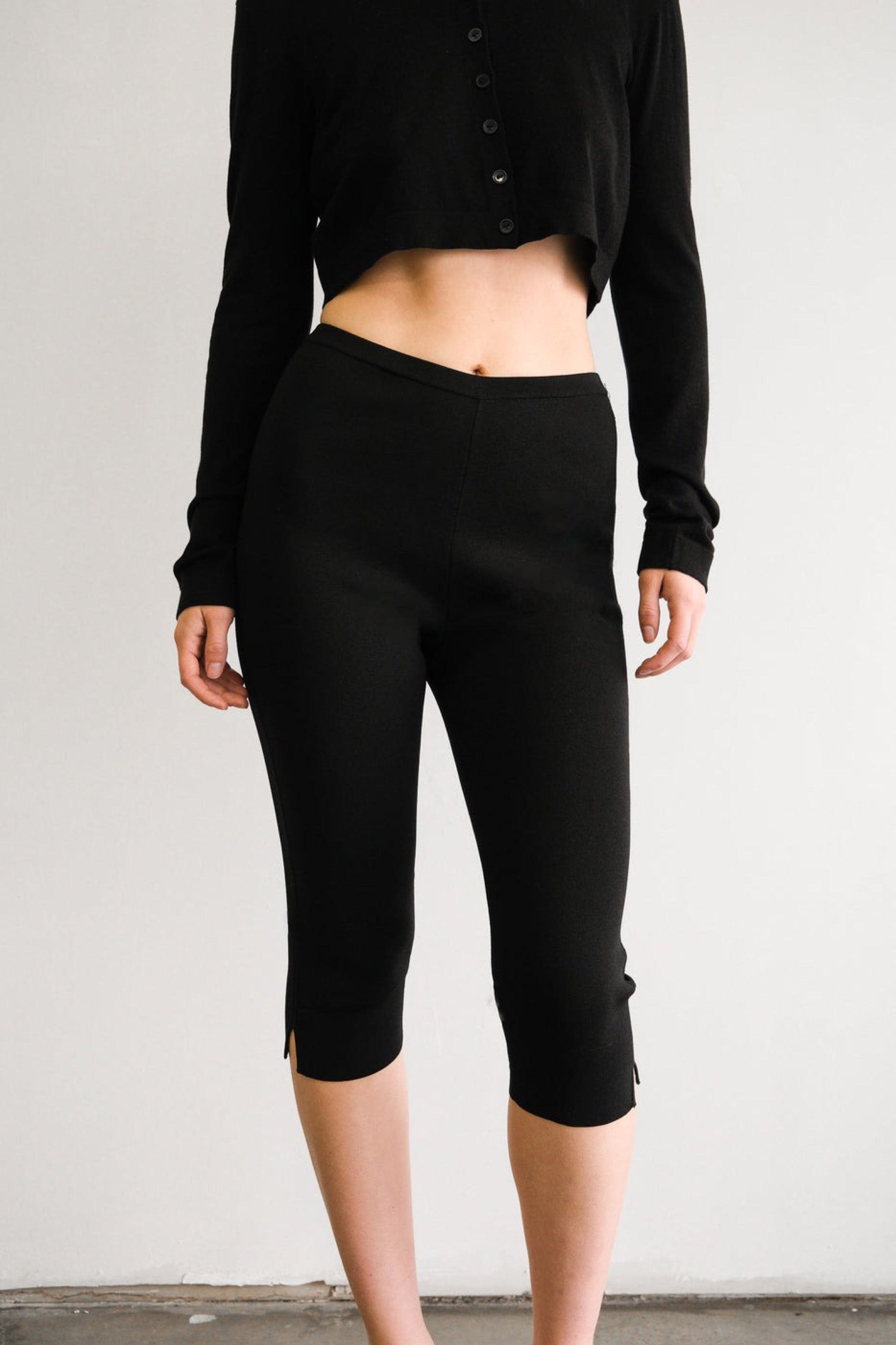 Black Maxine Capri