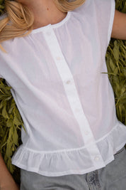 White Button Tank