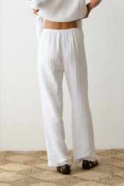 Powder Bubble Crop Simple Pant