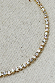 Gold Tennis Bracelet