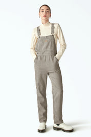 Imperial Green Hickory Stripe Overall