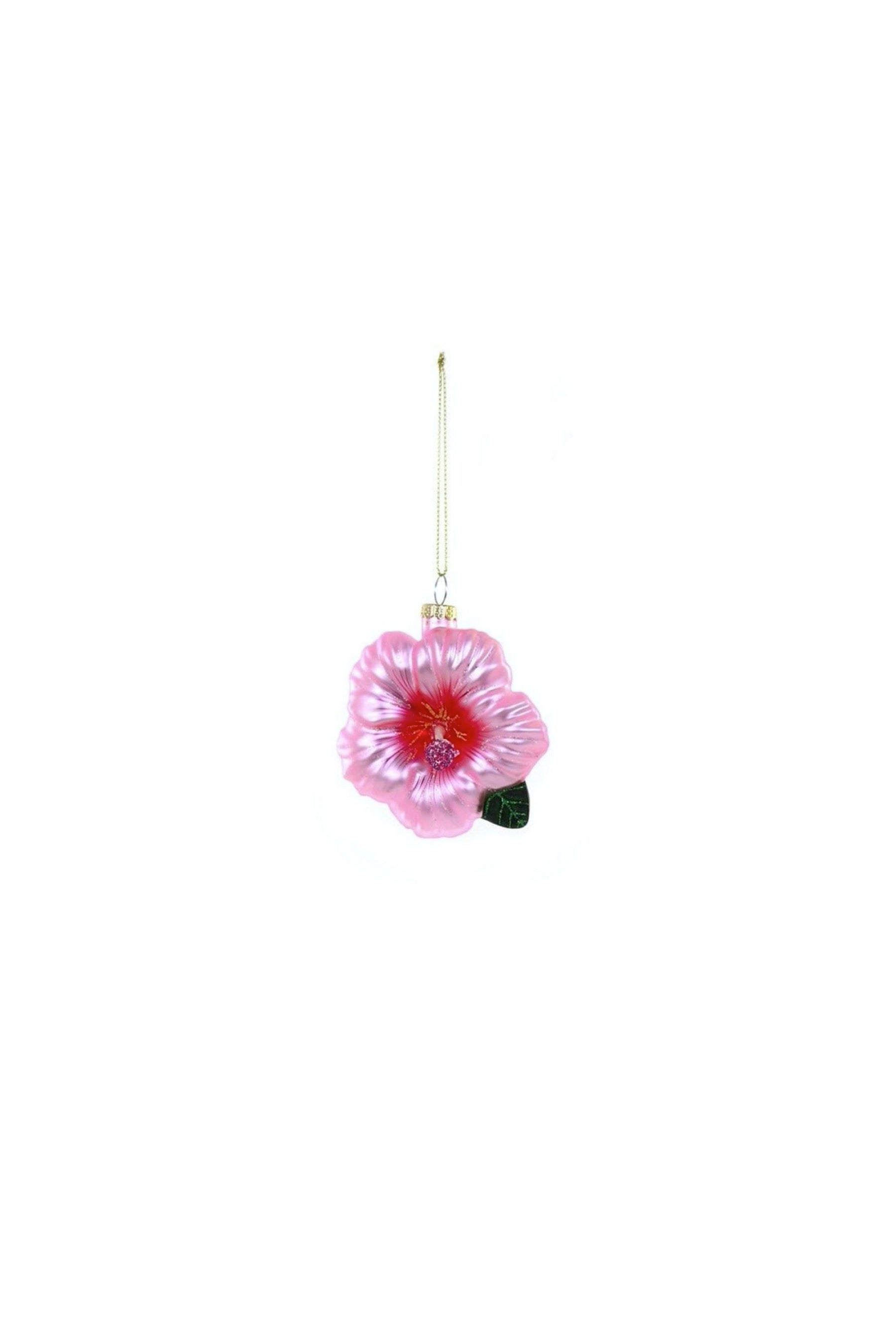 Pink Hibiscus Ornament