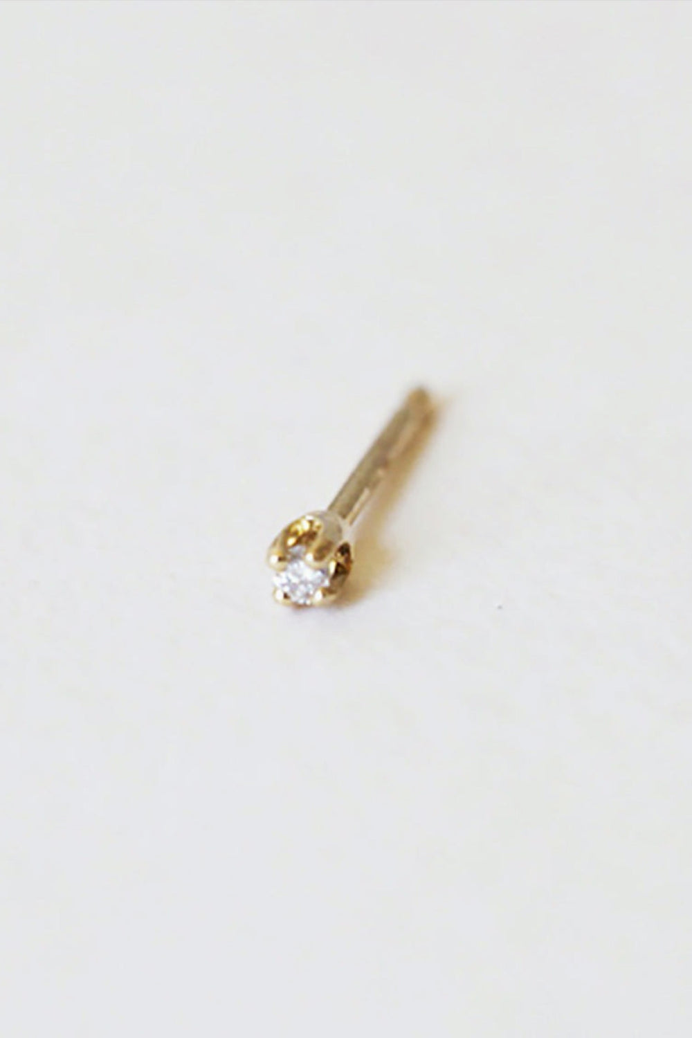 White Diamond Baby Studs