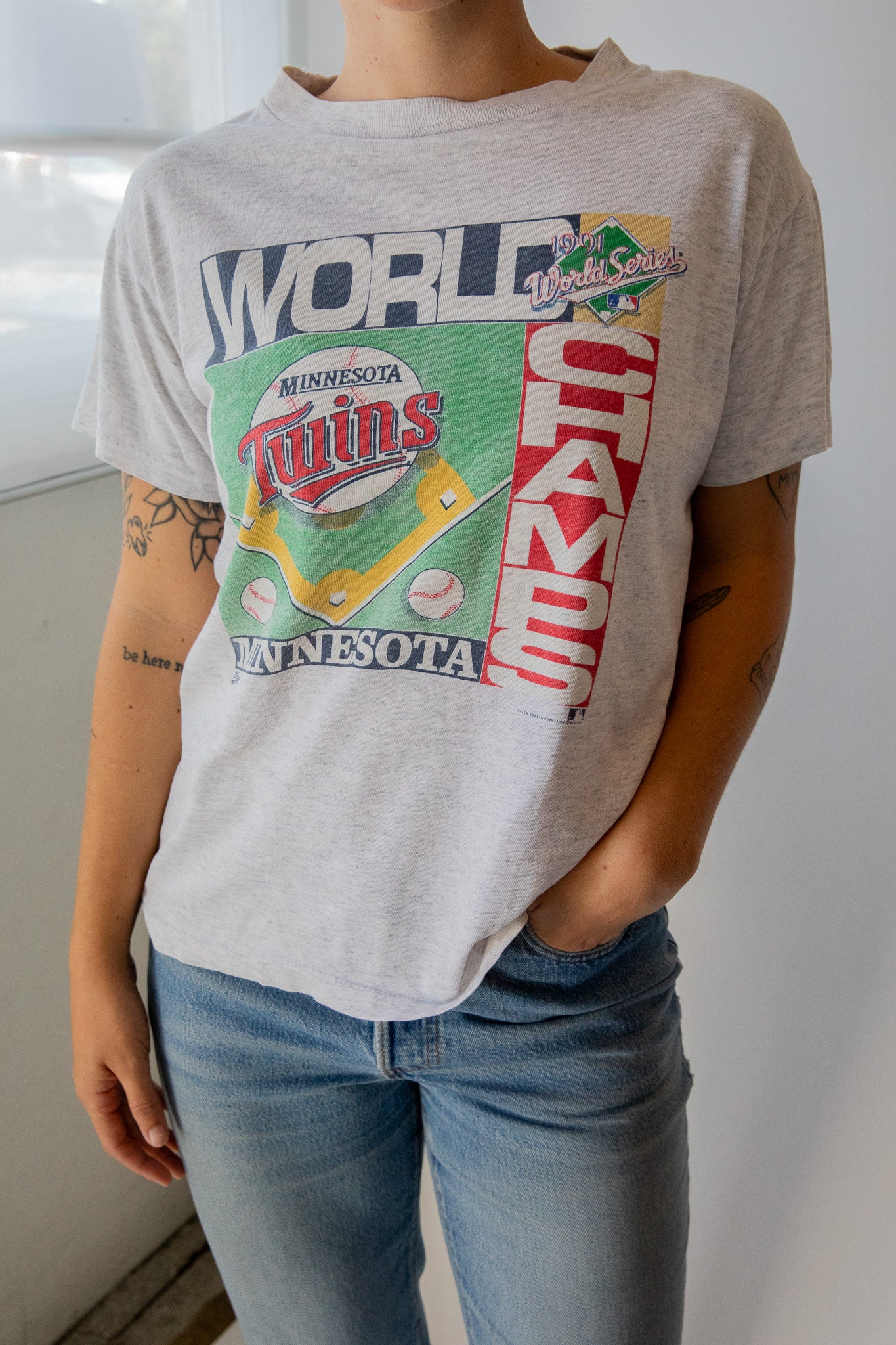 1991 Minnesota Twins World Series Tee