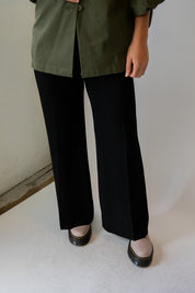 Black High Waisted Trouser