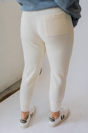 Cream Athletic Sweatpant