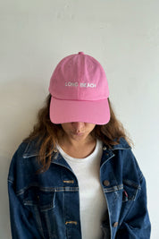 X Prism Pink Long Beach Hat