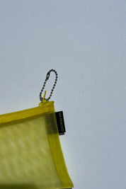 Yellow Mesh Zip Case