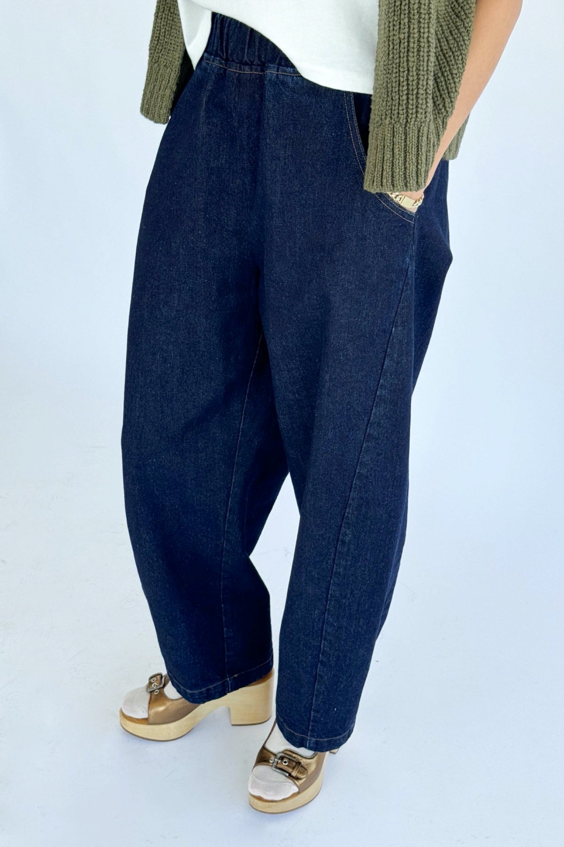 Raw Denim Arc Pant