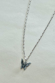 Silver Mariposa Necklace