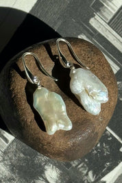 Teardrop Pearl Earrings