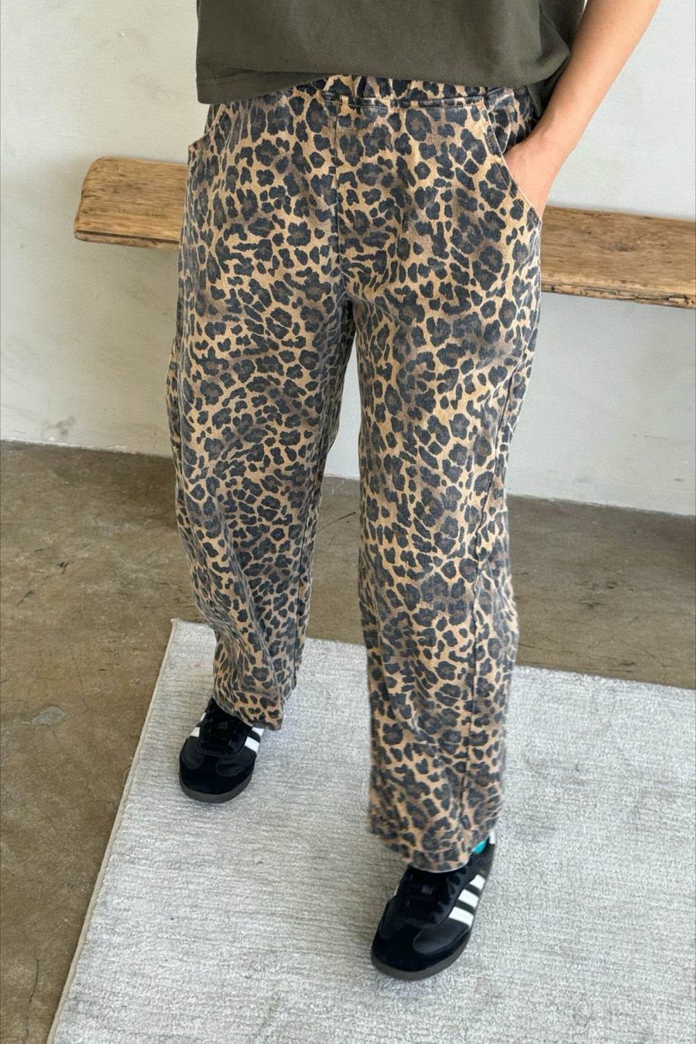 Leopard Arc Pant