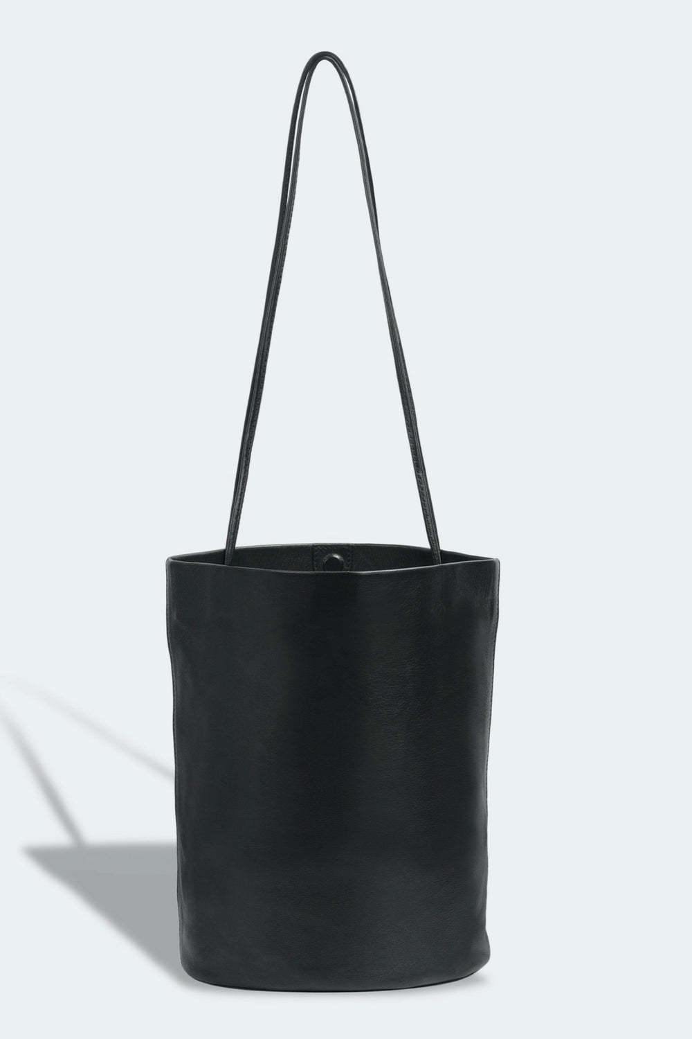 Black Drape Oval Bucket