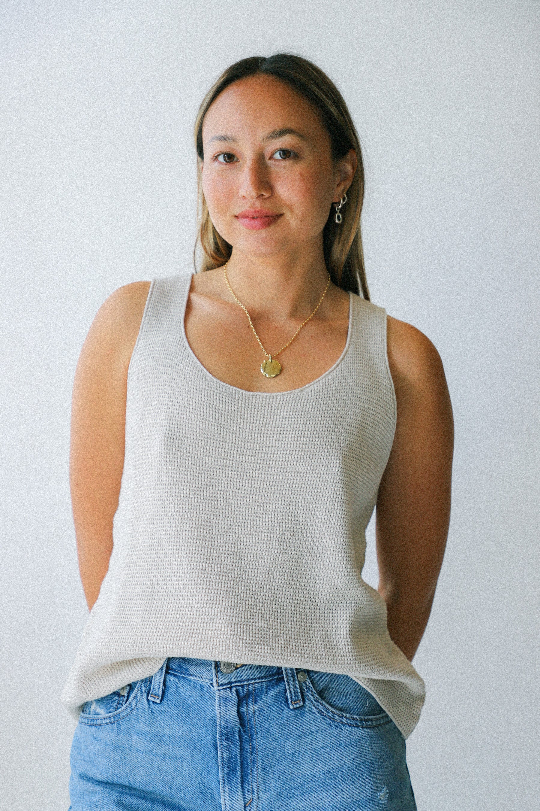 Natural Sweater Tank