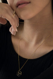 14k Gold Second Skin Necklace