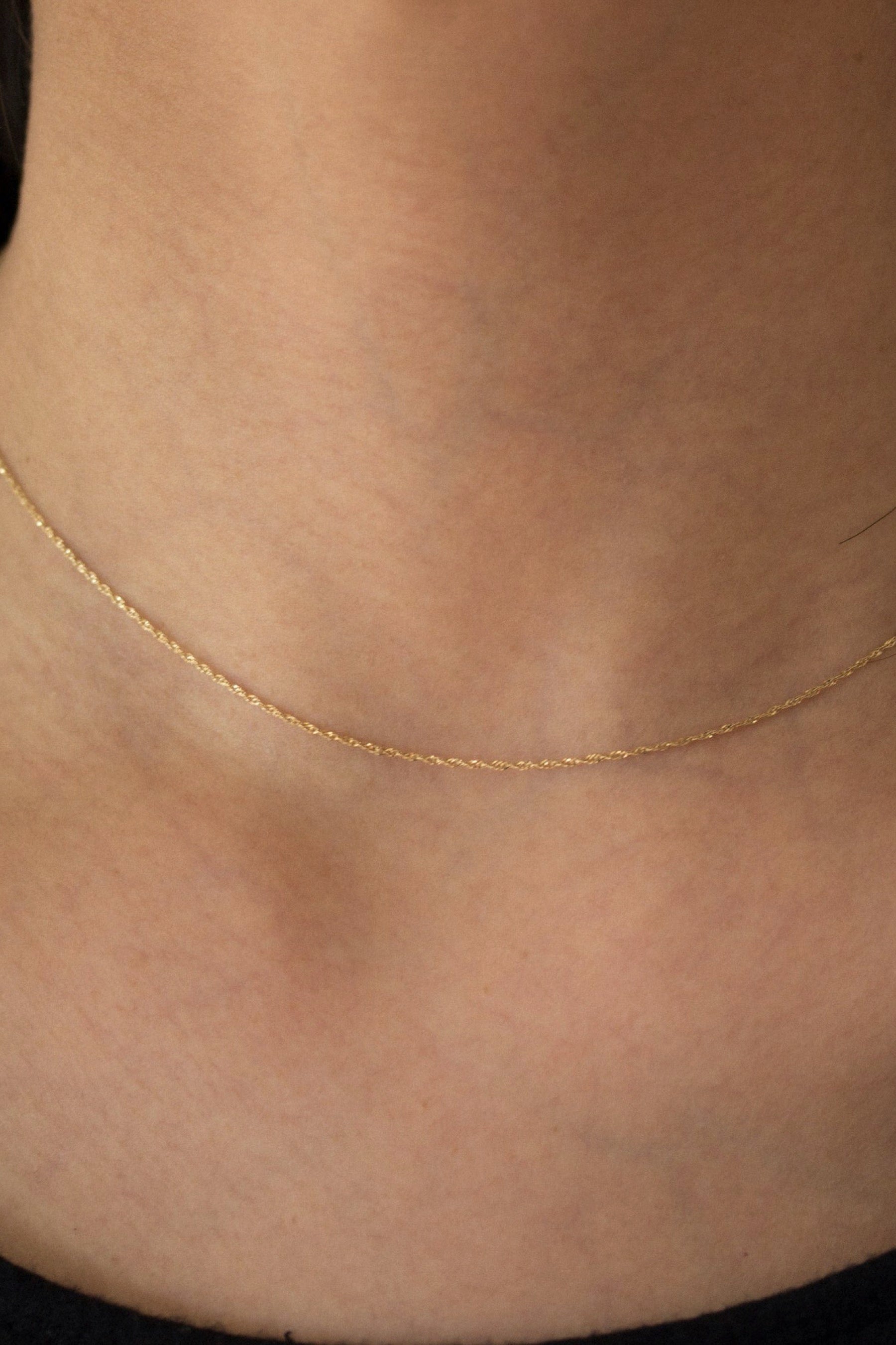 14k Gold Second Skin Necklace