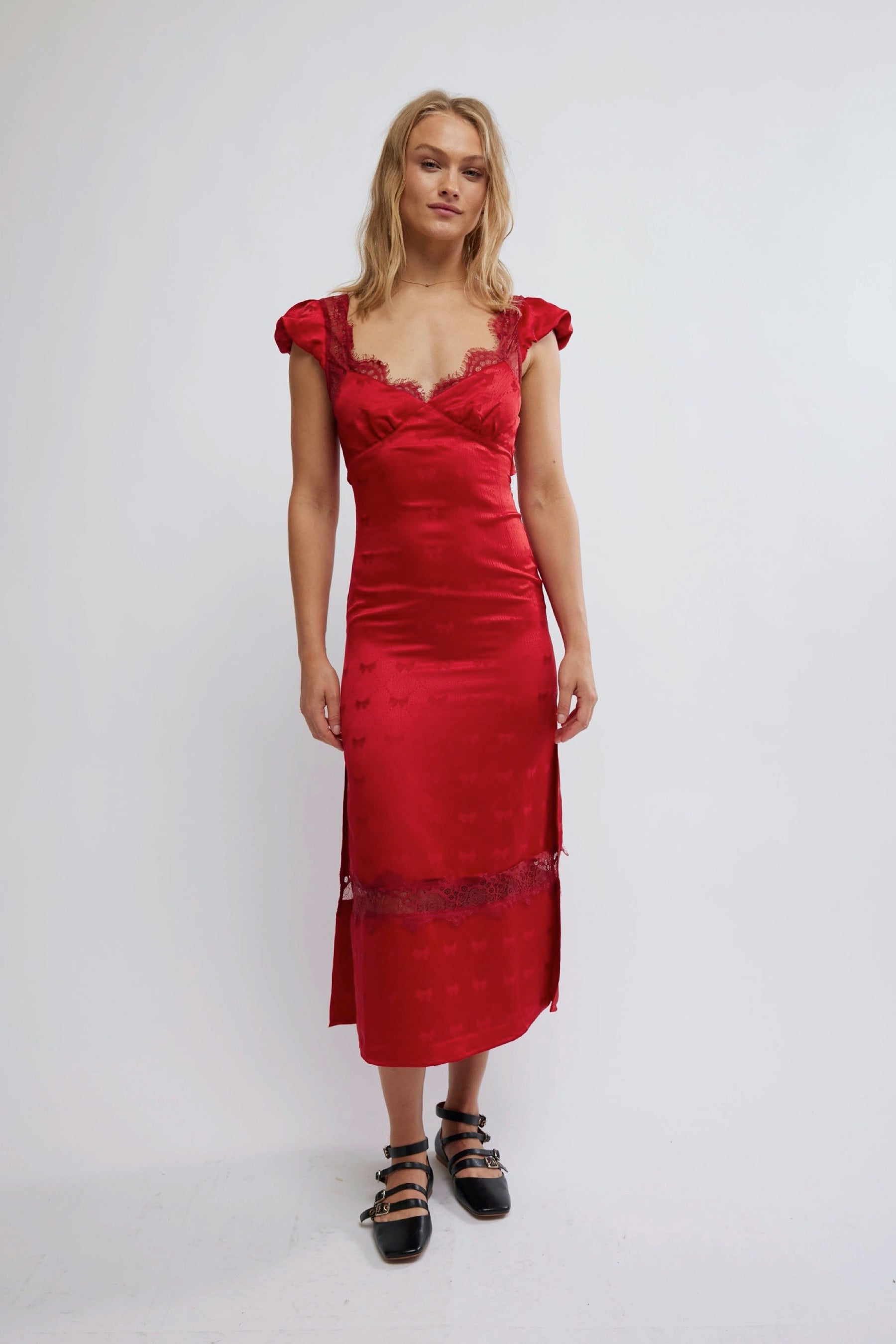 Red Dahlia Foolish Heart Dress