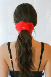 Poppy Mini Organza Scrunchie