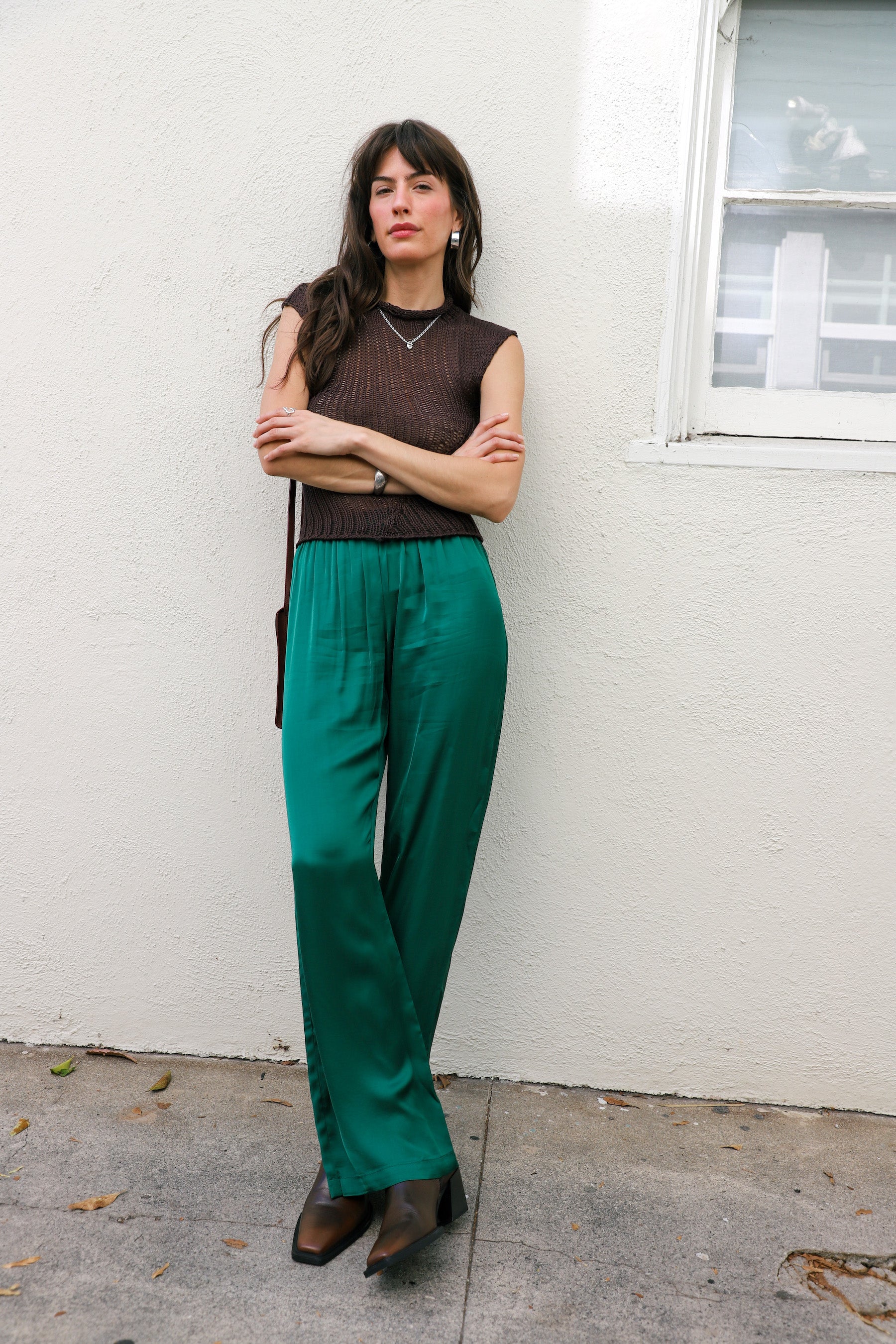 Vert Silky Simple Pant