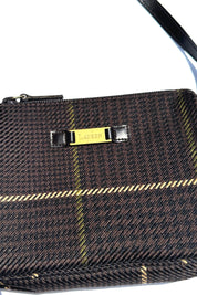 Brown Houndstooth RL Crossbody