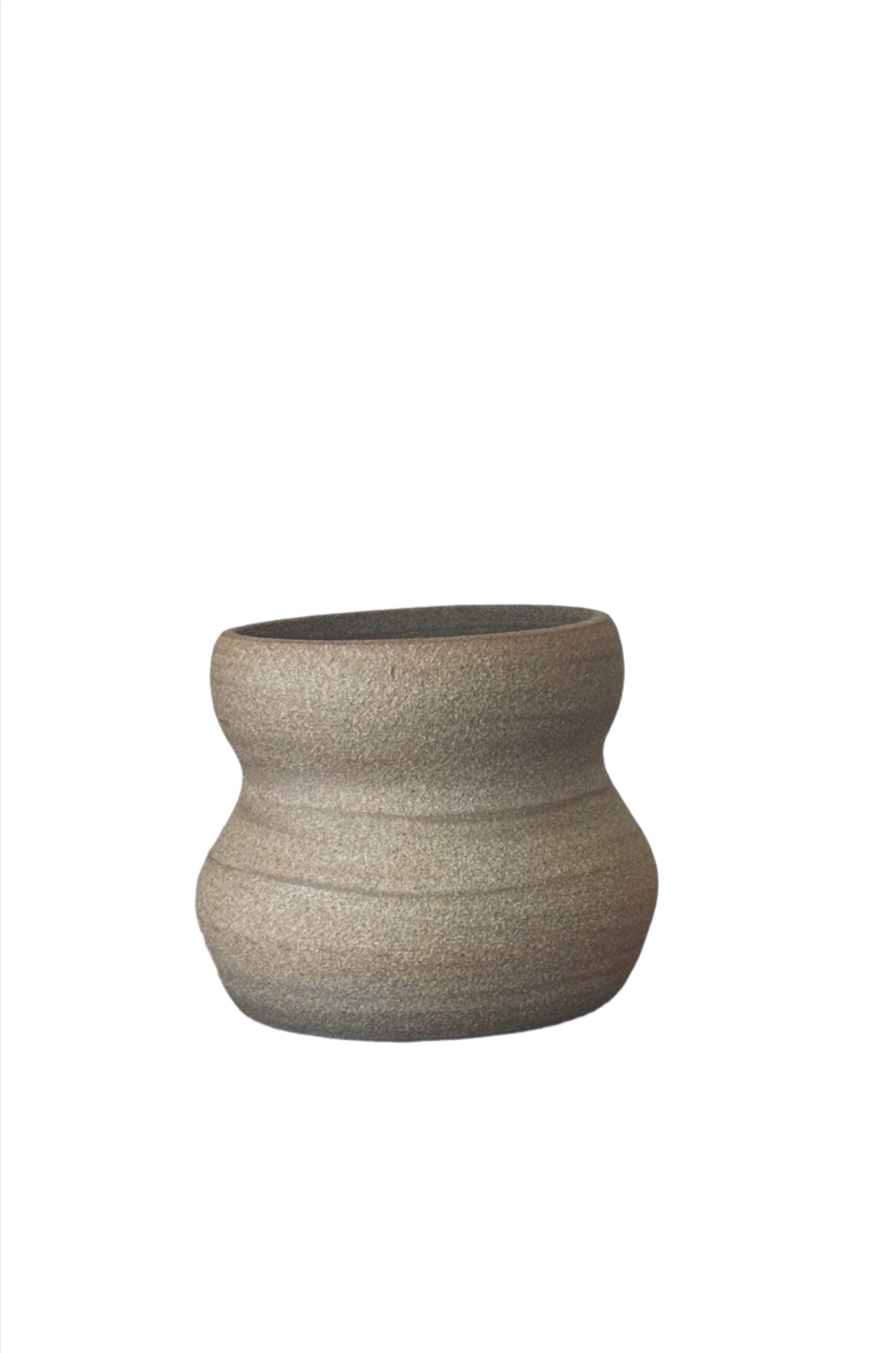 Stoneware Curvy Vase 003