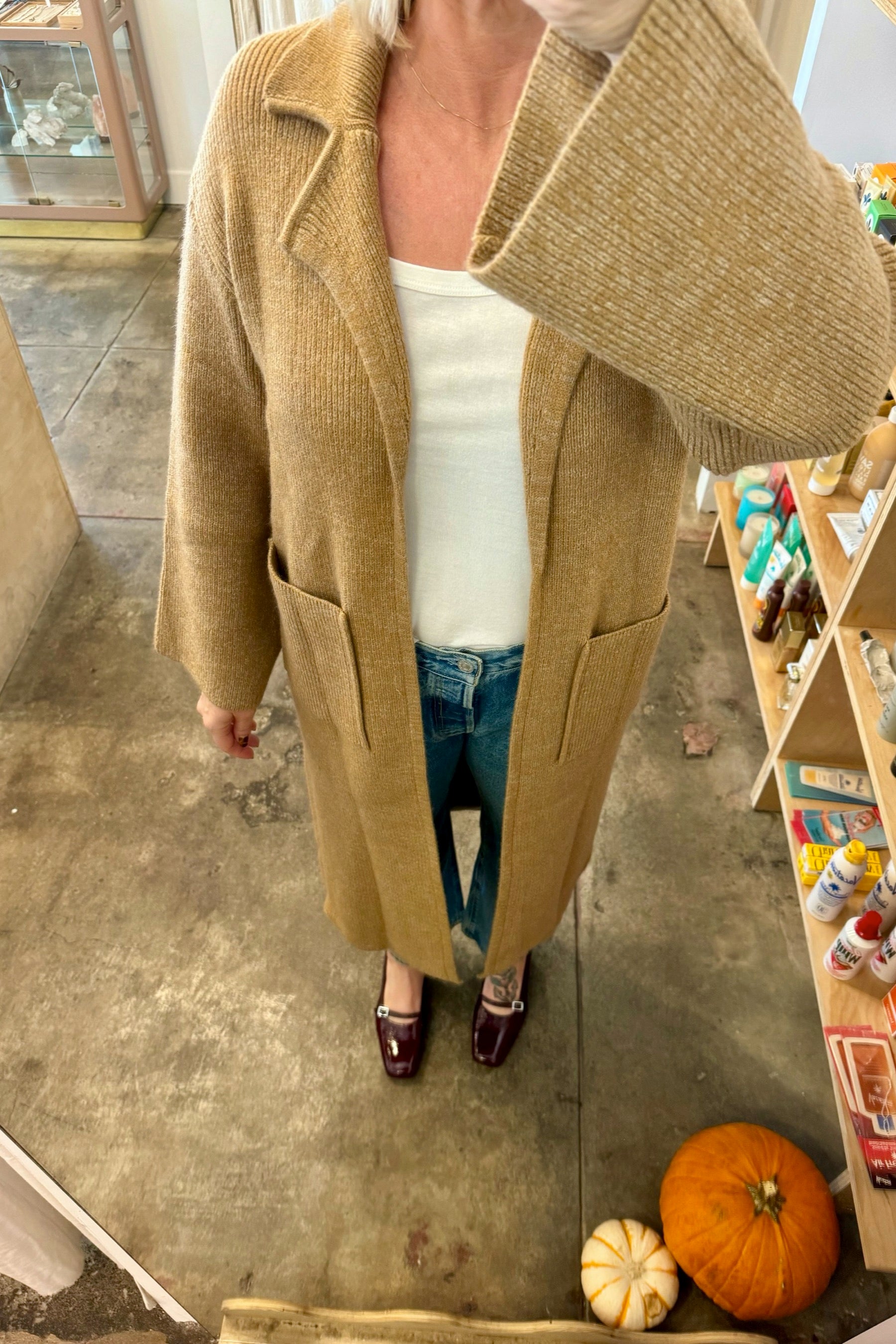 Caramel Samantha Duster Cardigan