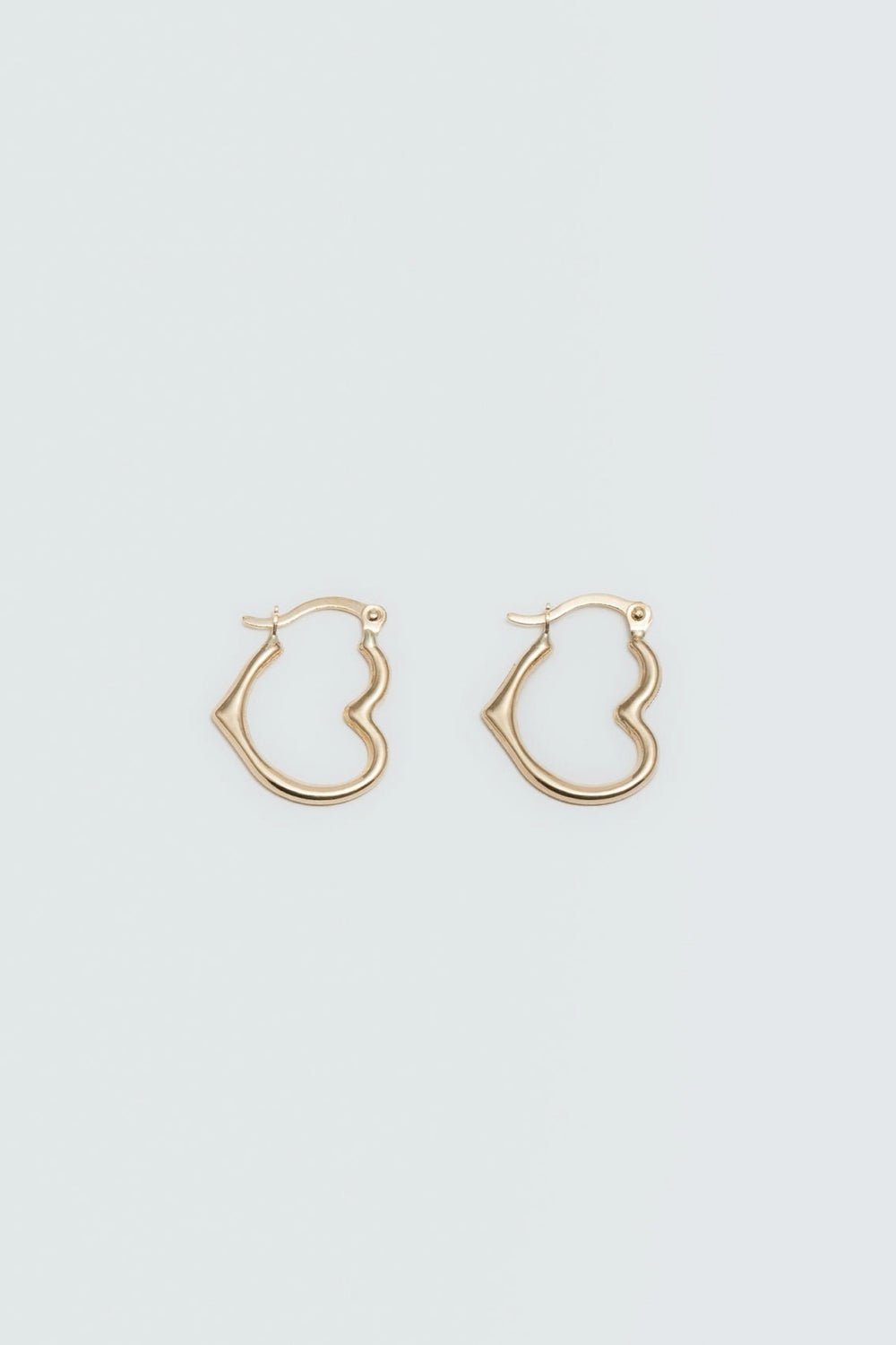 Gold Heart Feels Hoops