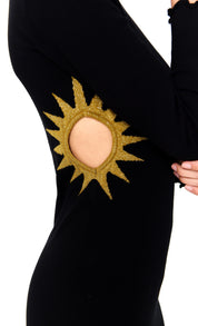 Lurex Sun Cutout Dress