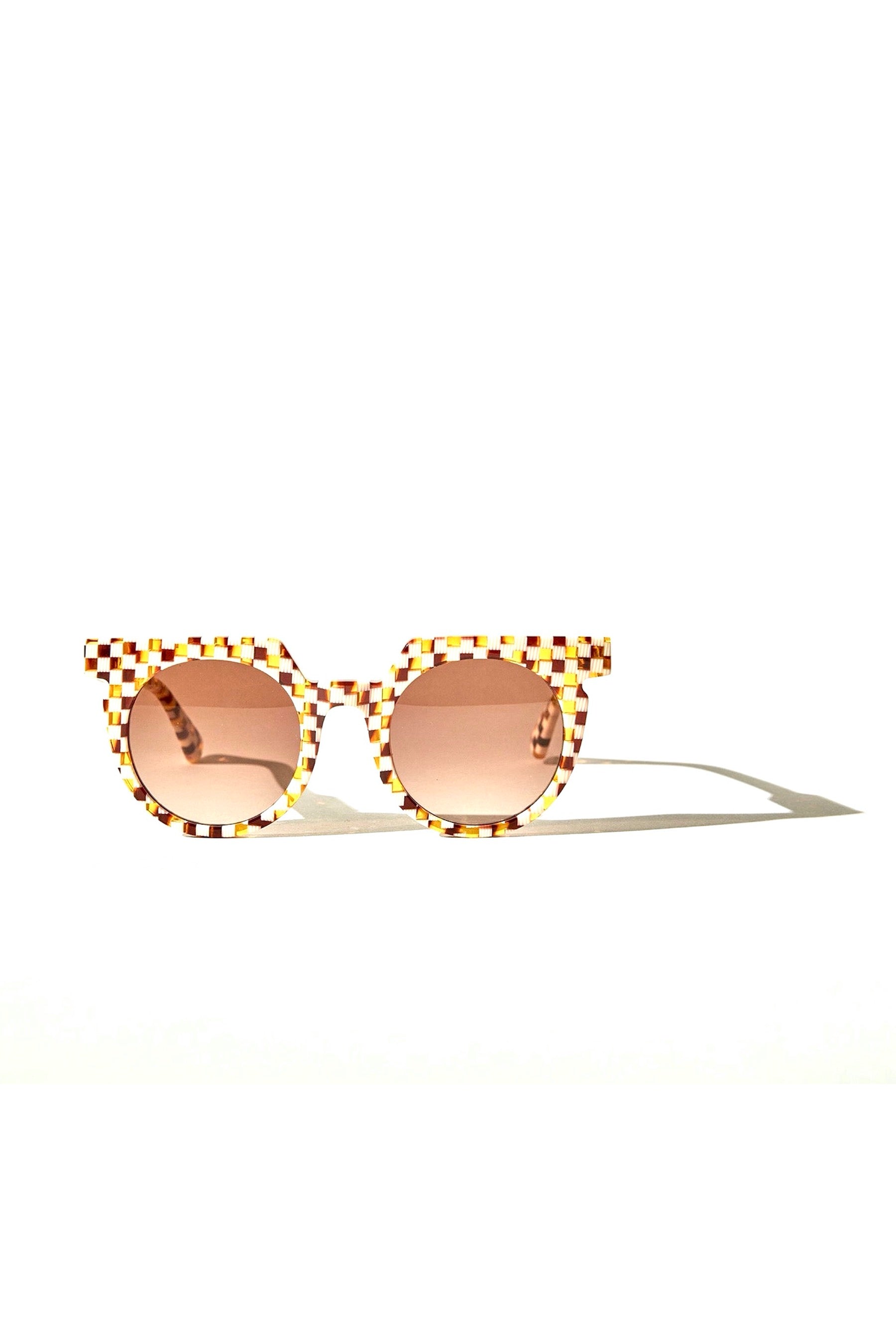 Checkered Aster Sunglasses