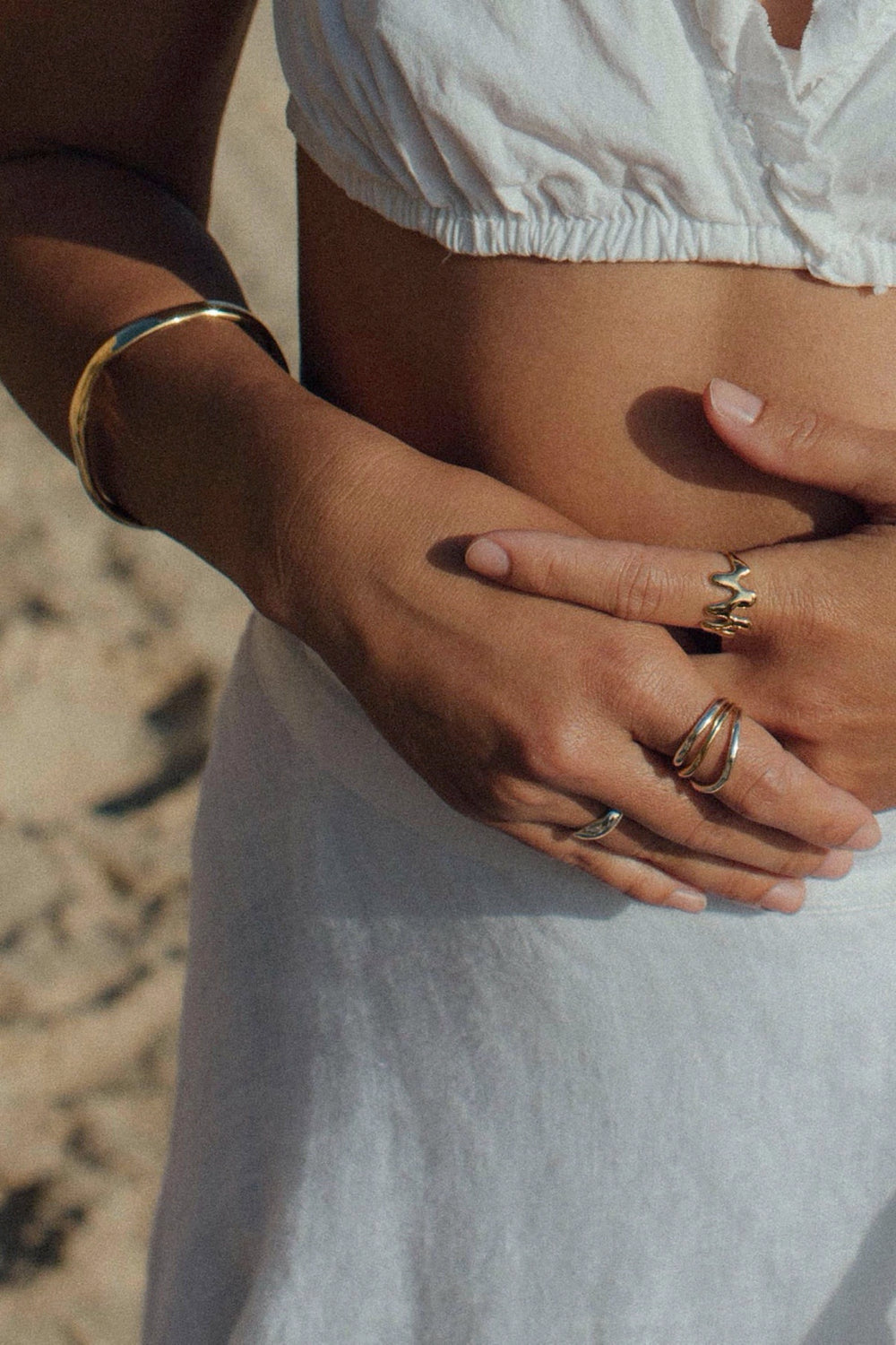 Silver Seagrass Ring