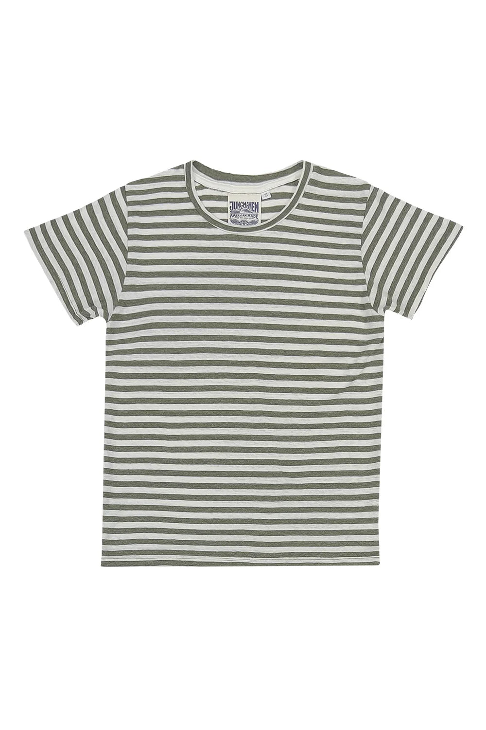 Olive Stripe Lorel Tee