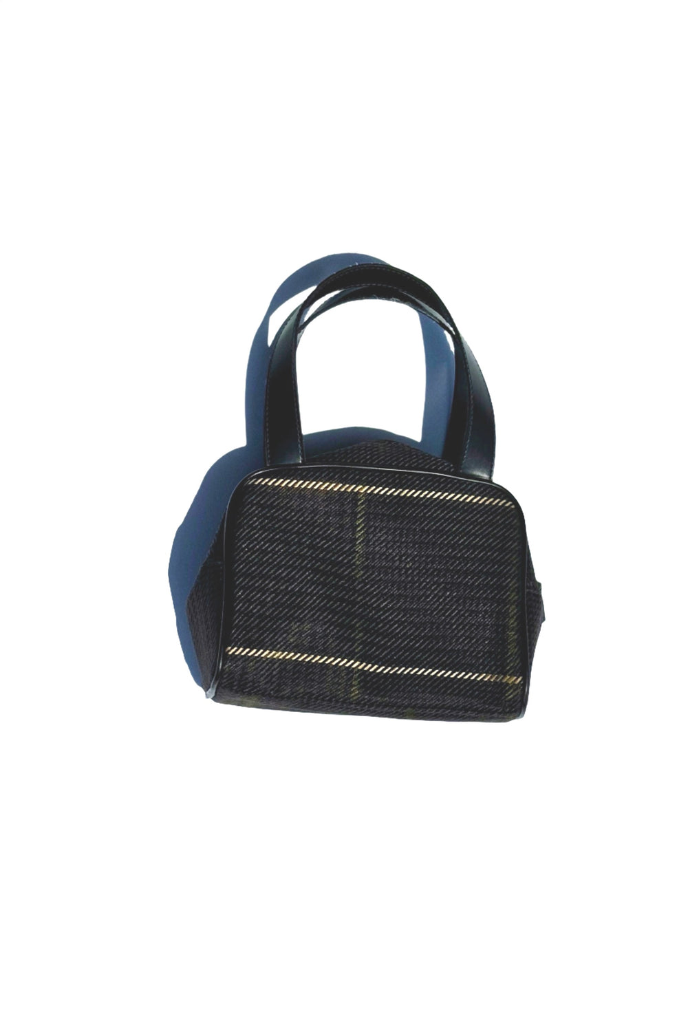 Mini Brown Houndstooth RL Buckle Bag