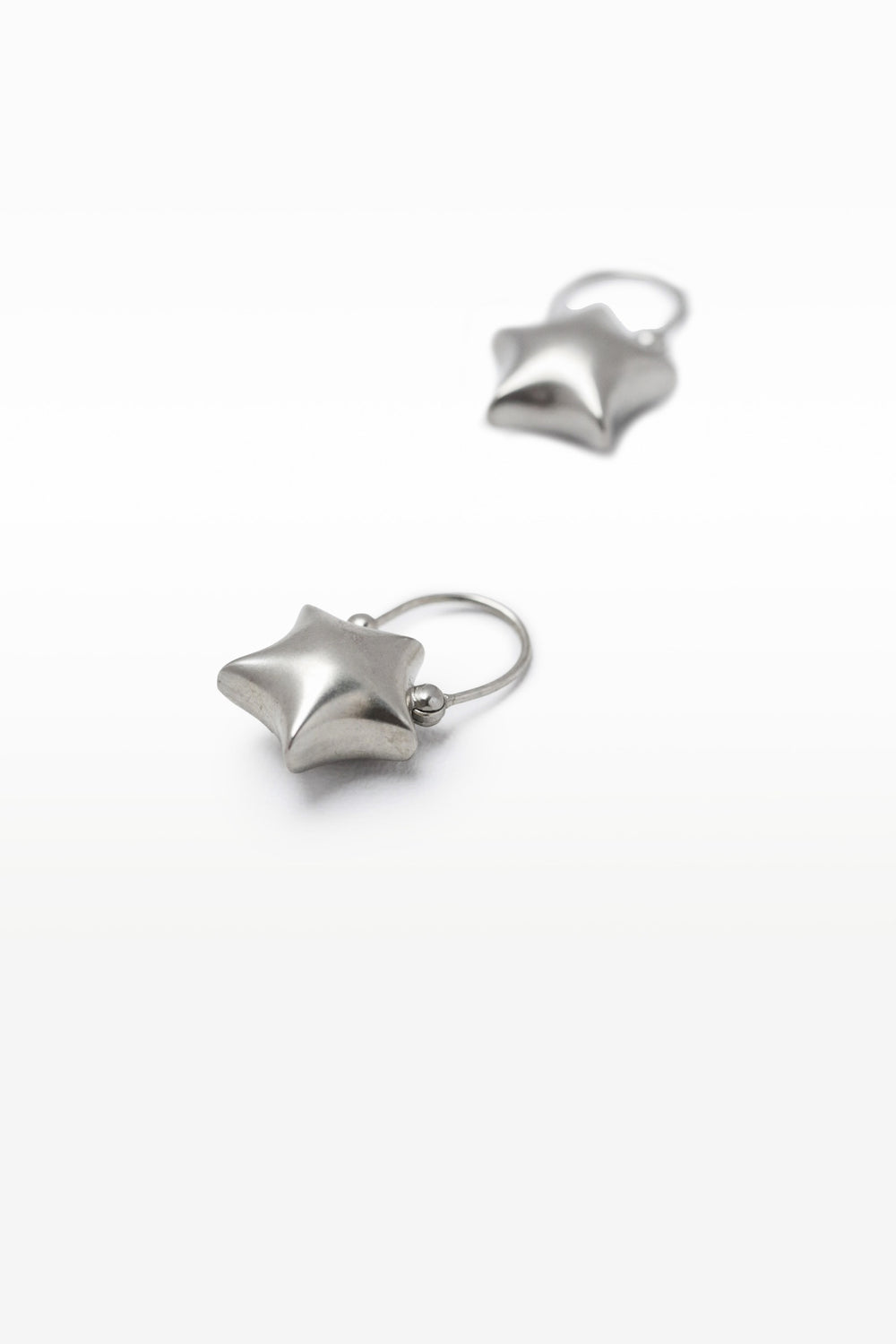 Silver Star Earrings