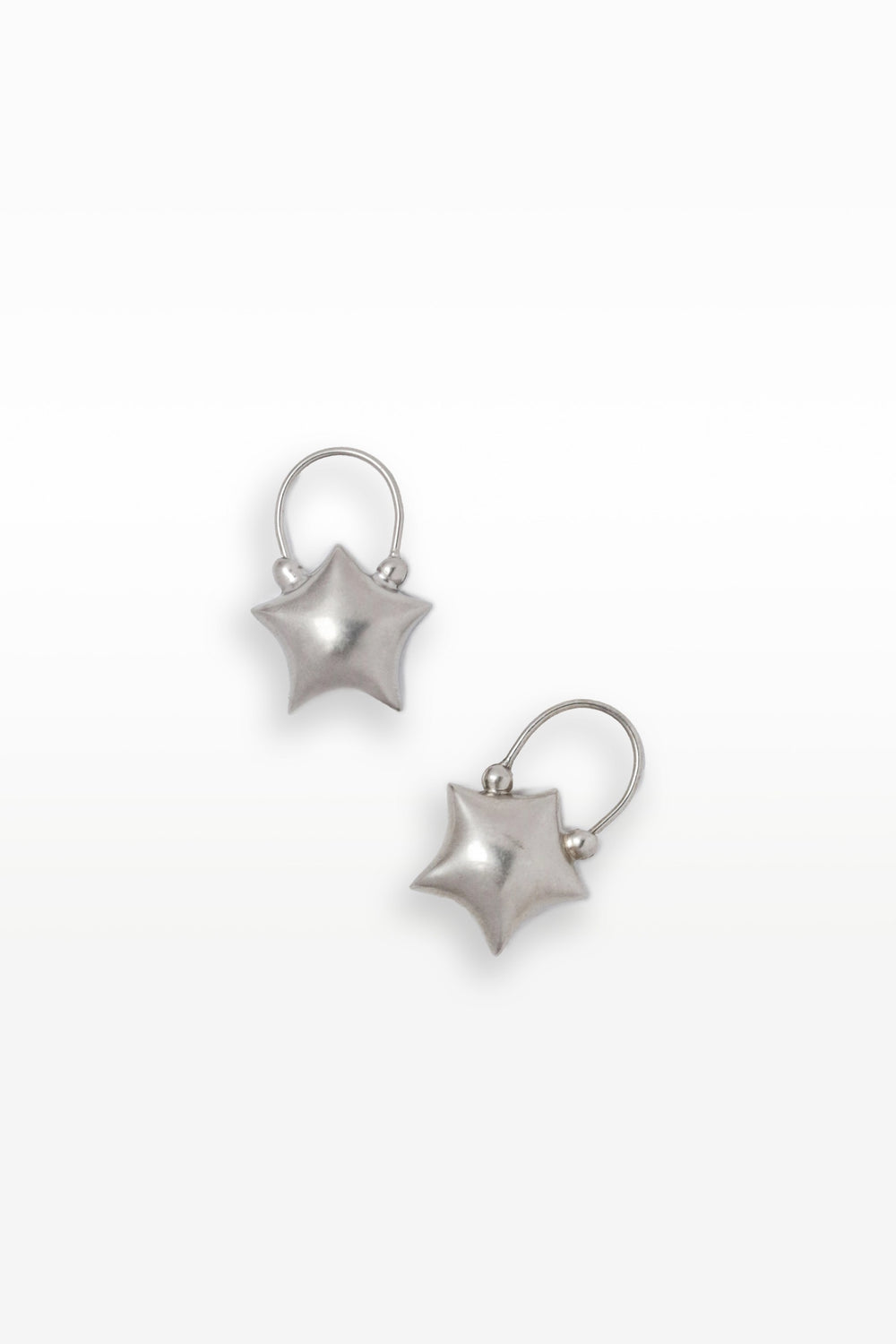 Silver Star Earrings