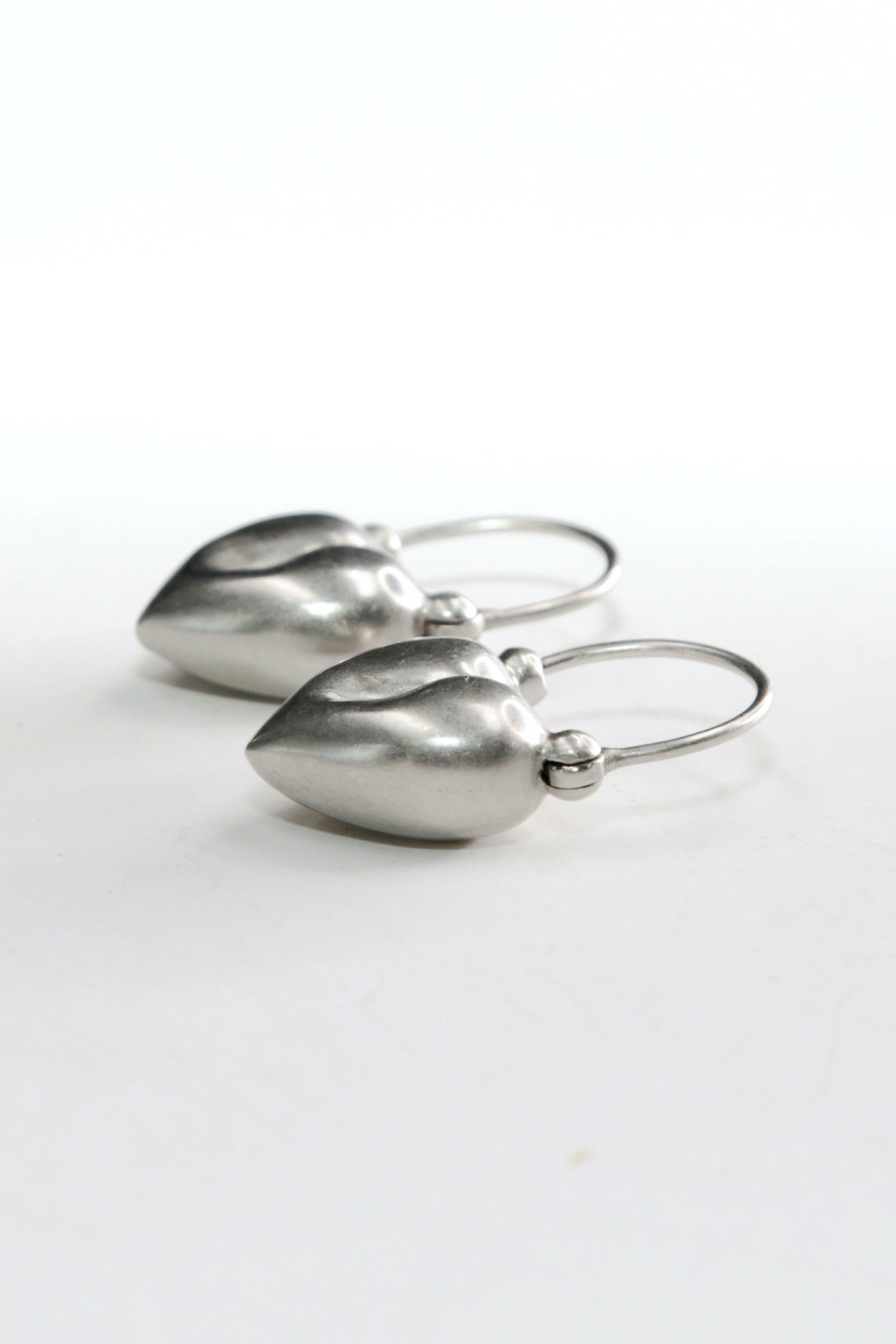 Silver Heart Earrings