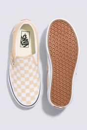 Honey Peach Checkerboard Classic Slip-On