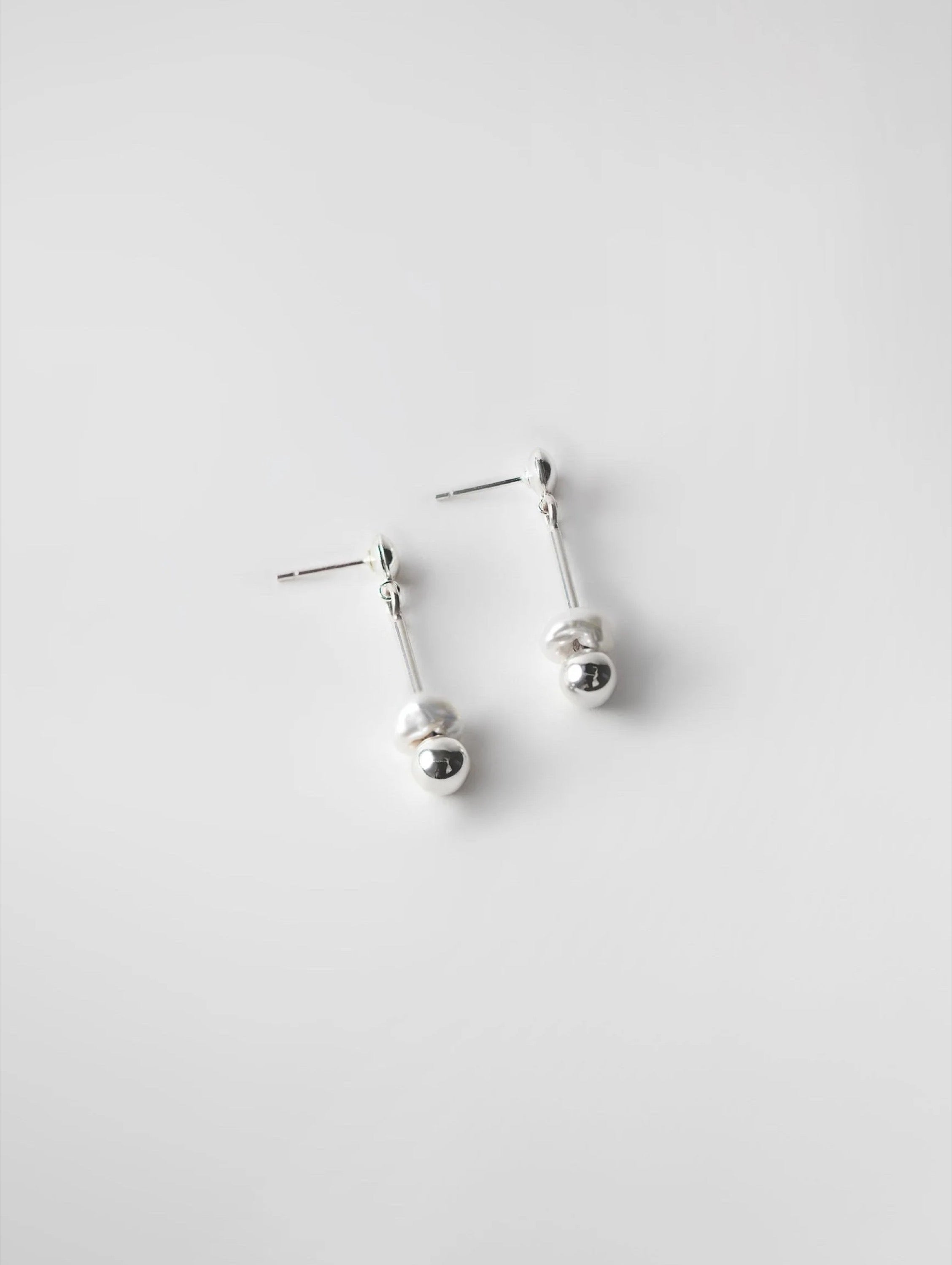 Silver Luna Earrings