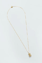 Gold Charm Teddy Necklace