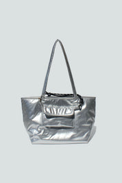 Silver Stella Nylon Bag