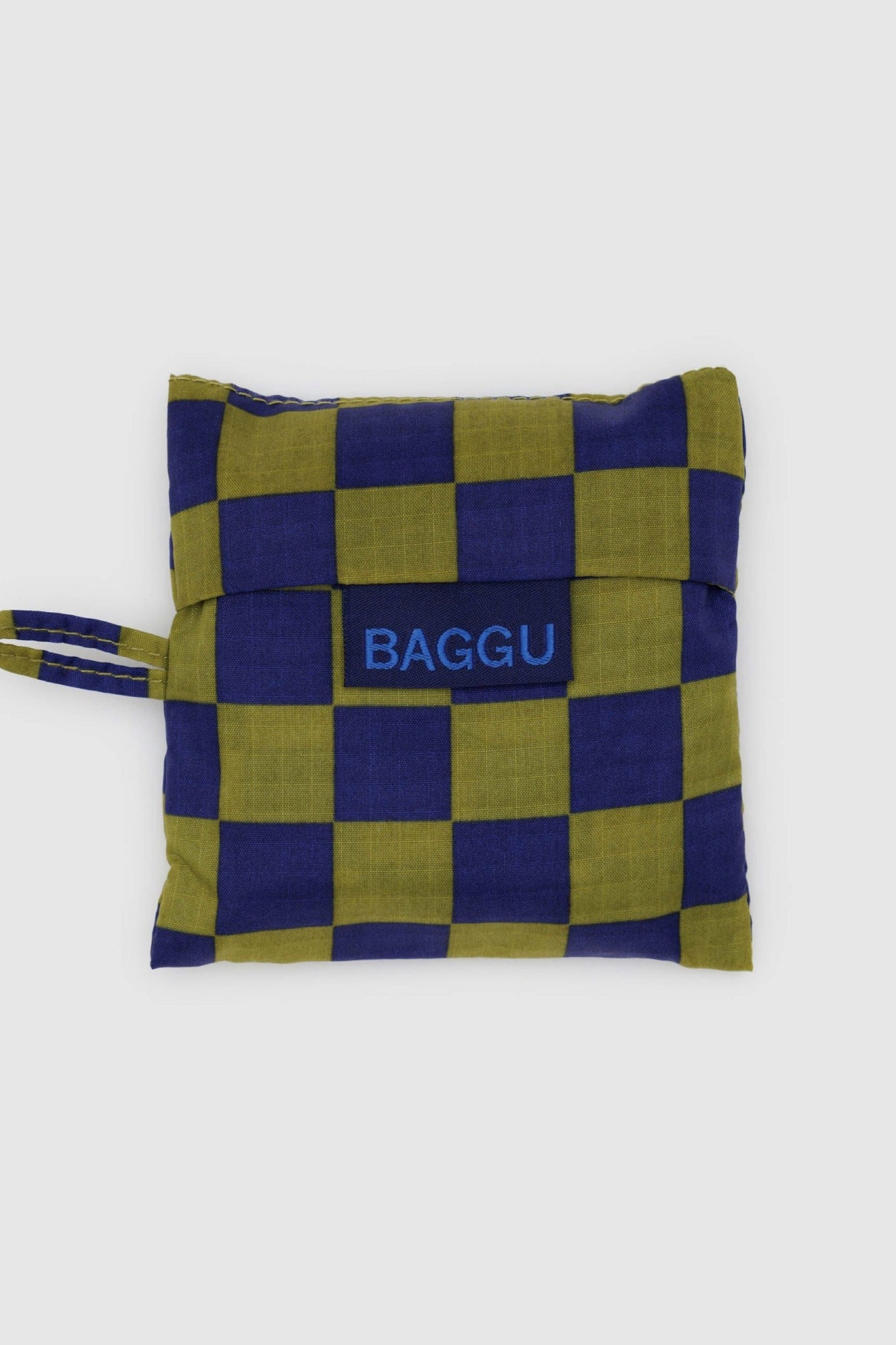 Baby Pear Navy Check Baggu