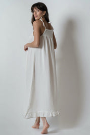 White Alaia Slip Dress