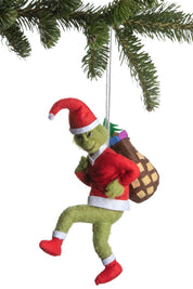 Grinch Felt Ornament