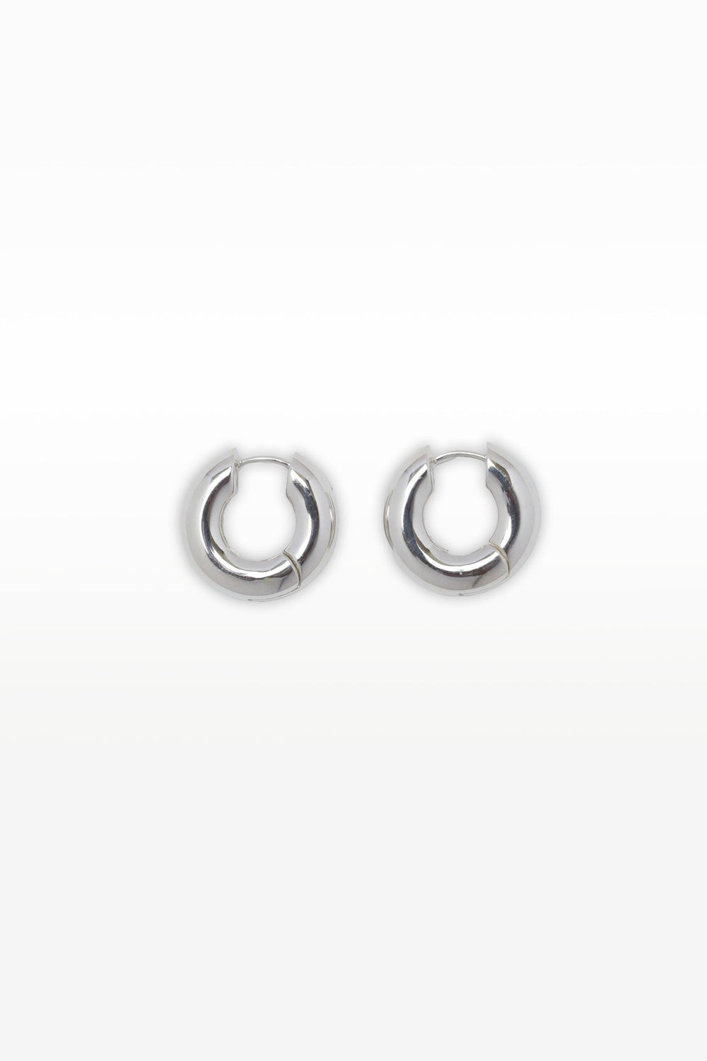 Silver Baby Hoops