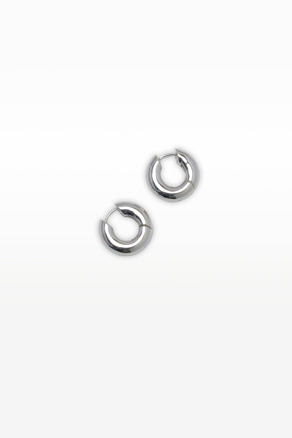 Silver Baby Hoops