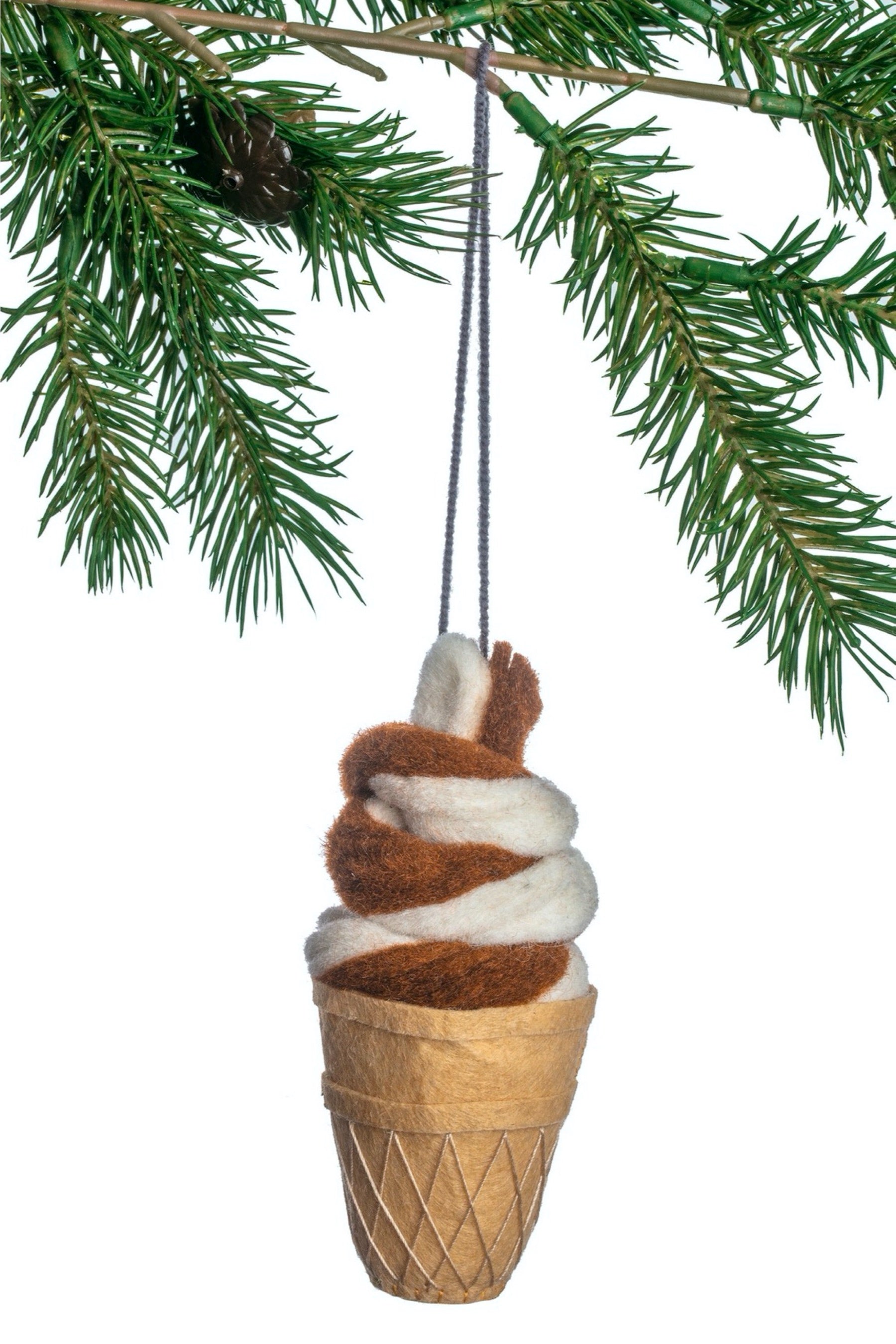 Ice Cream Felt Ornament