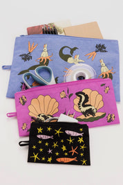 Sea Animals Flat Pouch Set