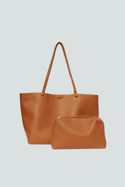 Tan Madeline Minimal Tote