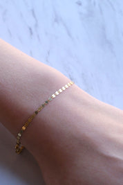 14k Disco Bracelet