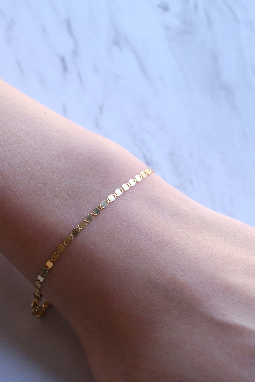 14k Disco Bracelet